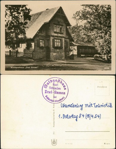 Ansichtskarte schierke - ansichtskarte,
