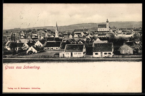 Schierling ortsansicht mit - schierling,,