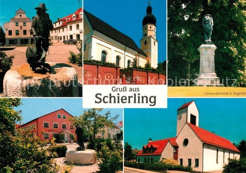 Schierling loewendenkmal - schierling,