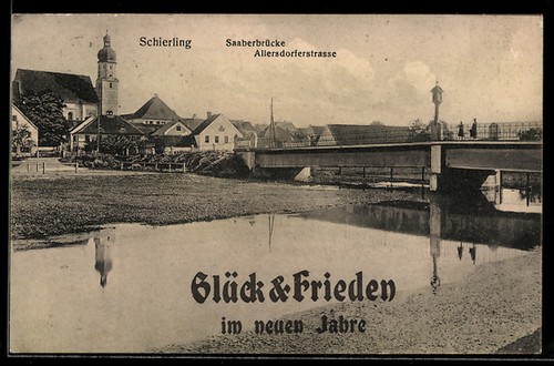 Ansichtskarte schierling - ansichtskarte,