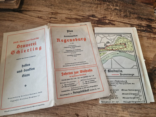 Historischer plan regensburg - plan,