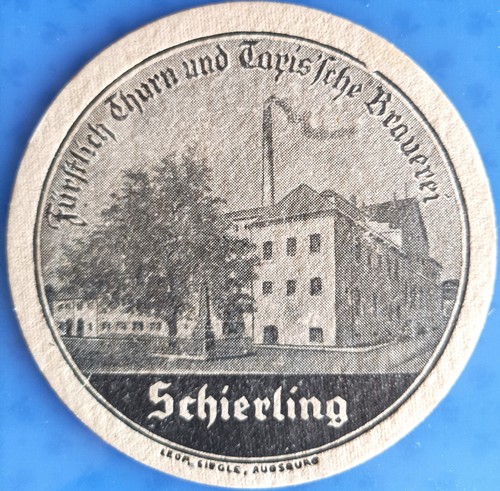 Alter bierdeckel fürstlich - bierdeckel,