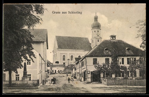 Ansichtskarte schierling - ansichtskarte,